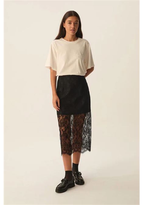 Des Petits Hauts Sanary Noir Cotton Lace Skirt Des Petits Hauts |  | 1H250434NOIR